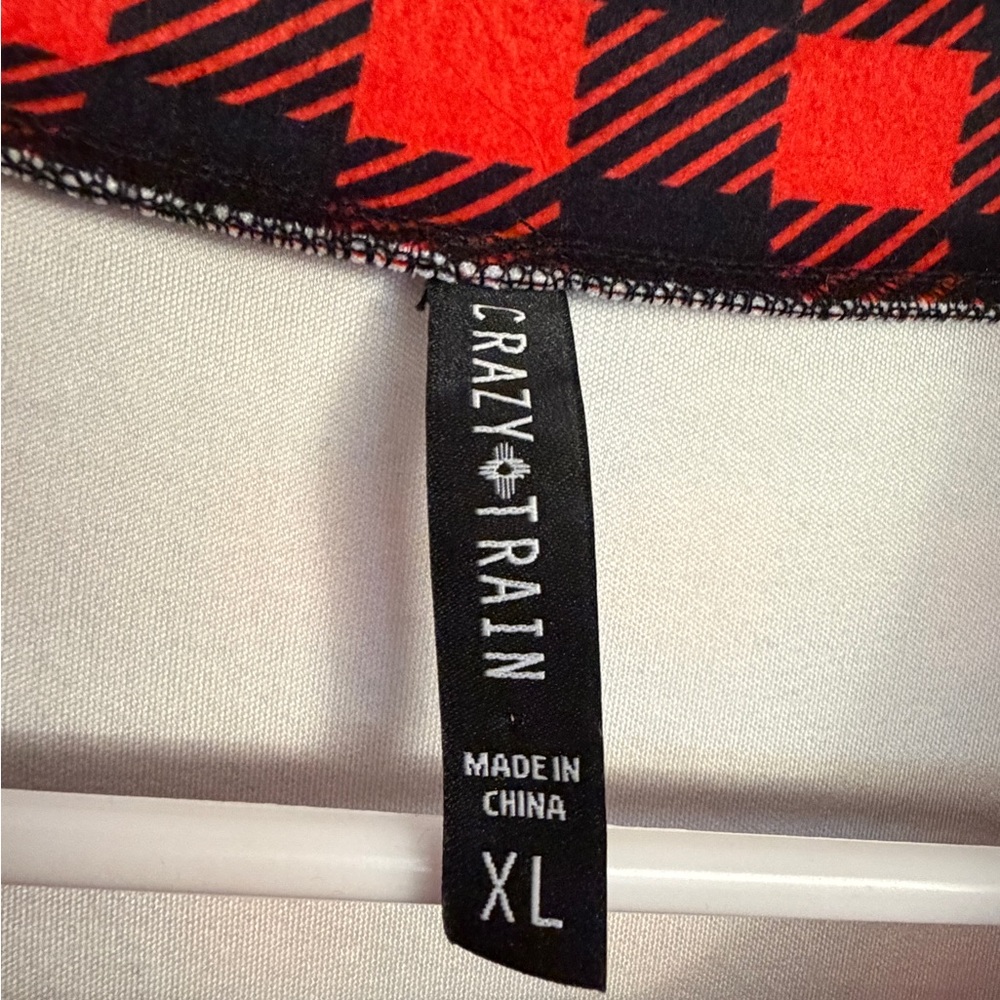 Crazy Train Pullover Sweater Mock Turtleneck Plai… - image 3